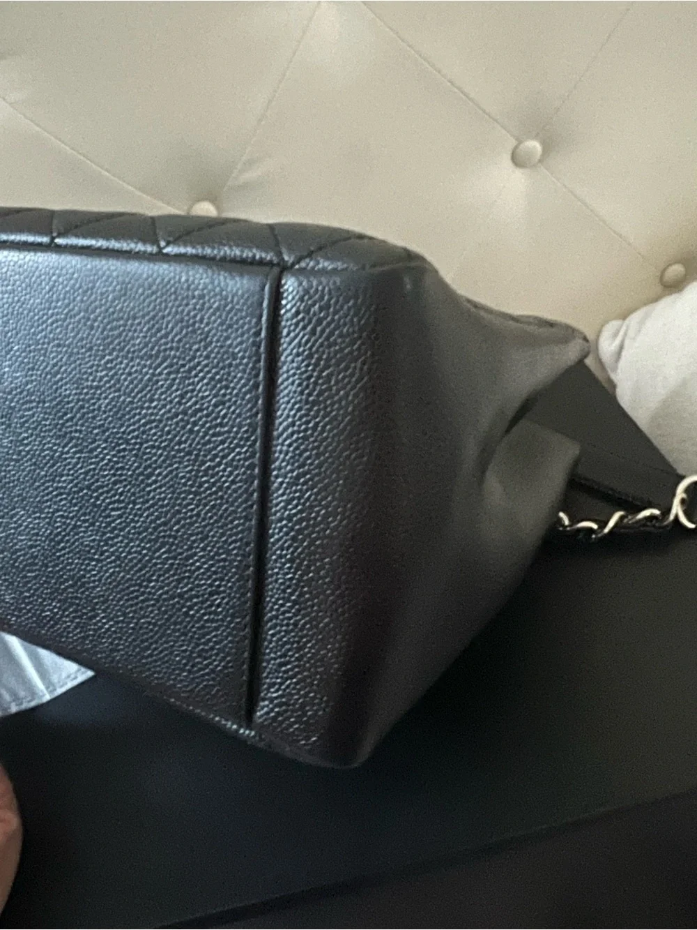 Chanel Caviar GST Silver Hardware Tote